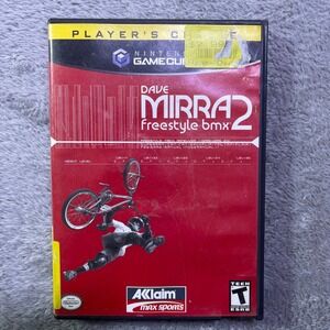 Dave Mirra Freestyle BMX 2 Nintendo GameCube Disc Manual Case